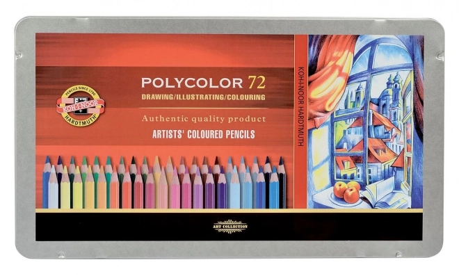 Crayons de couleur artistiques Koh-i-noor Polycolor 72 pcs