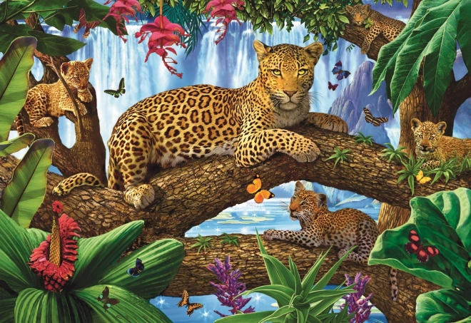 Puzzle Détente dans les cimes des arbres 1500 pièces
