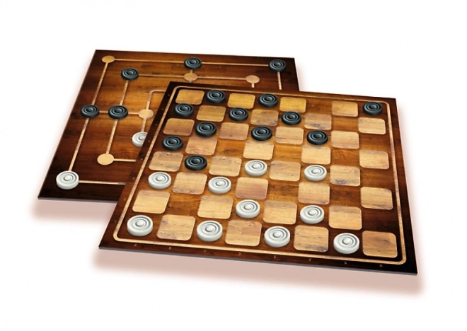 Jeux de société familiaux Dames et Moulin de Trefl
