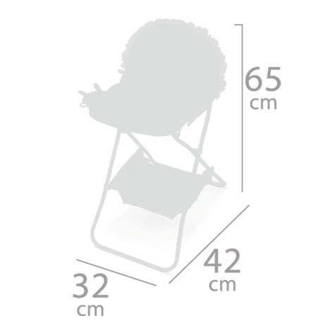 Chaise haute pour poupées pliable Pipo 2022