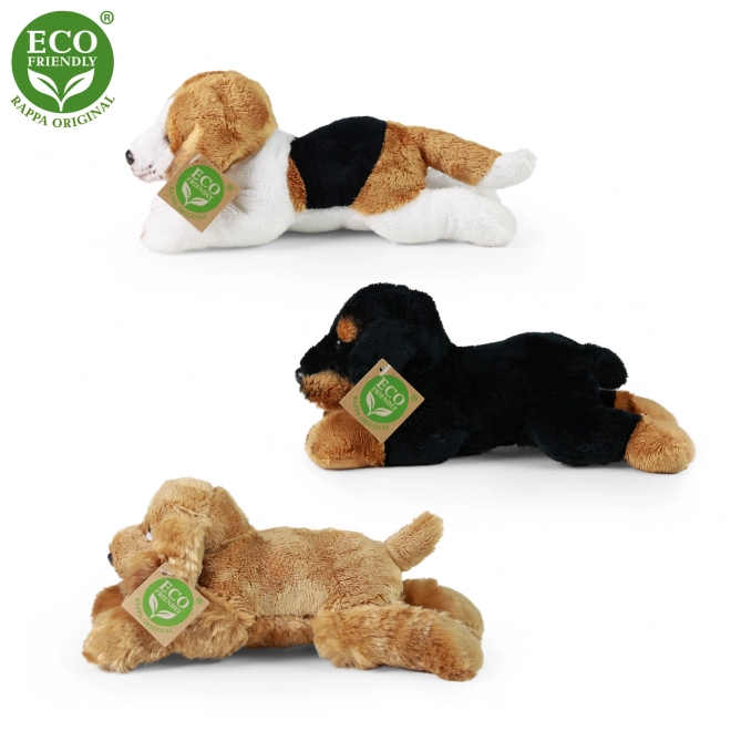 Chien en peluche 18 cm éco-responsable