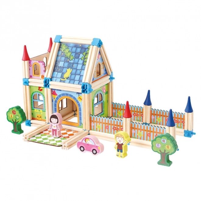 Jeu de construction en bois Bino Château