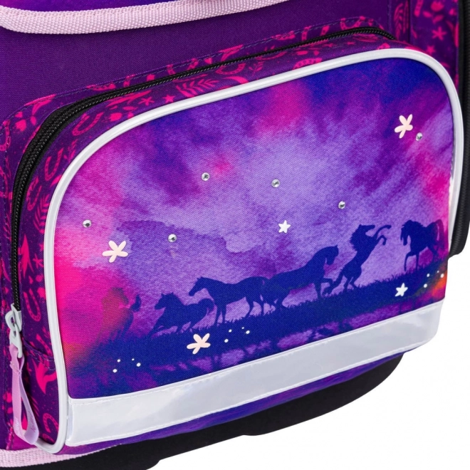 ENSEMBLE BAAGL 3 Ergo Cheval : cartable, trousse, sac