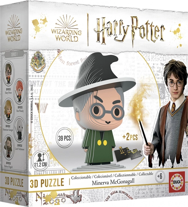 EDUCA Puzzle 3D Harry Potter : Minerva McGonagall 39 pièces