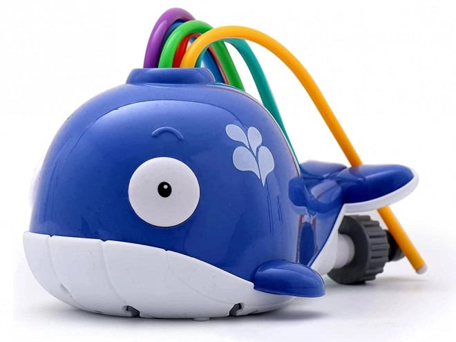 Pulvérisateur d'eau joyeux en forme de baleine