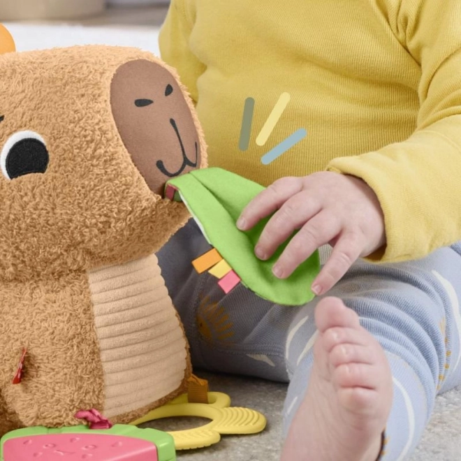 Fisher-Price jouet en peluche capybara avec accessoires