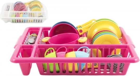 Vaisselle colorée pour un jeu amusant