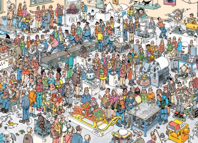 Puzzle JUMBO Jan van Haasteren – Foire du futur, 1000 pièces