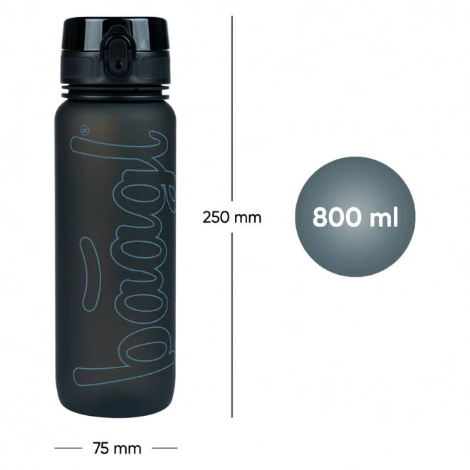 BAAGL Bouteille Tritan pour boire Noire, 800 ml
