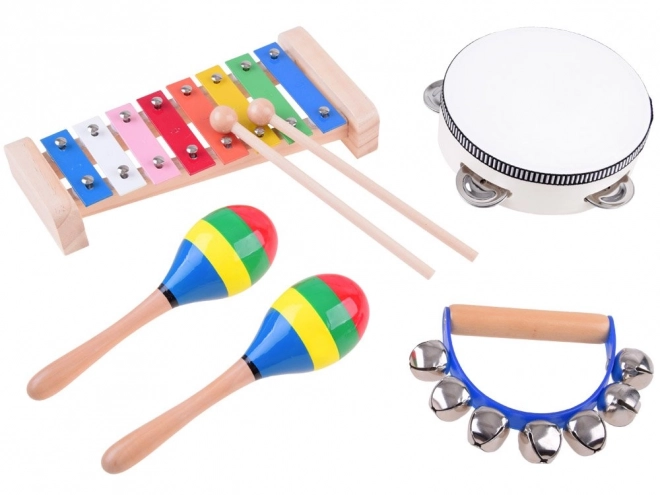 Ensemble musical en bois pour enfants