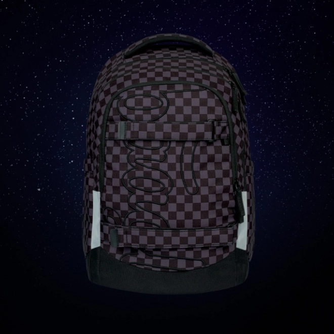 Ensemble de fournitures scolaires BAAGL Skate Max gris : sac à dos, trousse et sac