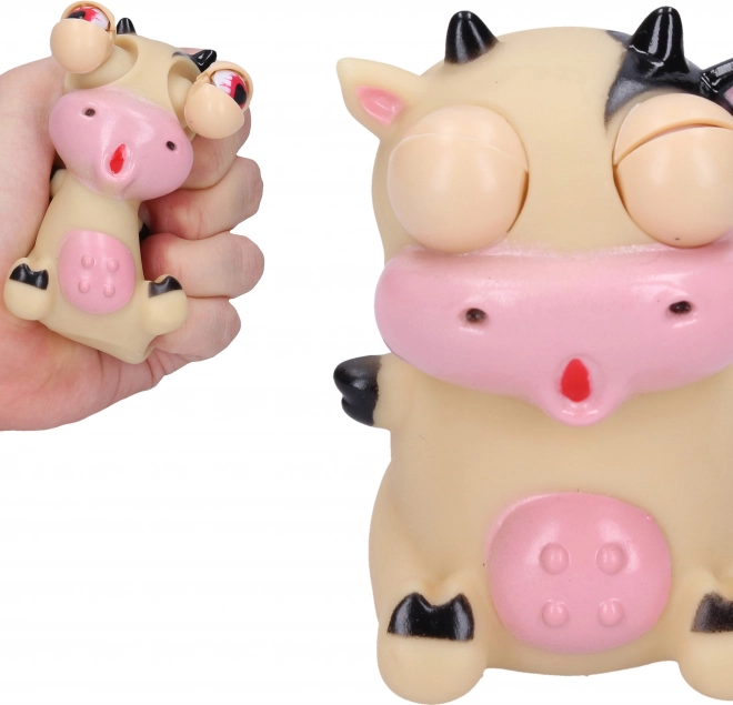 Jouet vache compressible