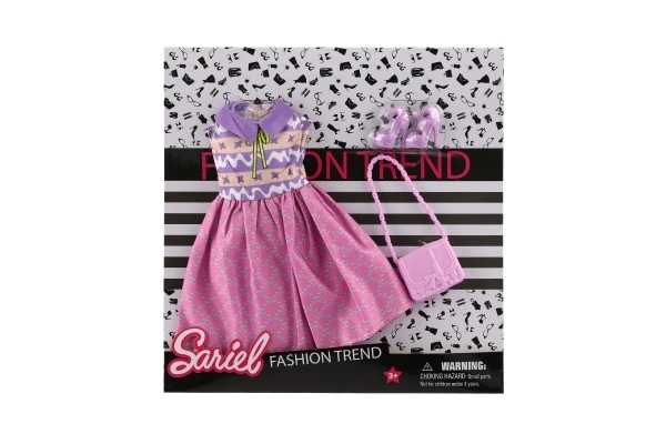 Robes et vêtements pour poupées avec accessoires