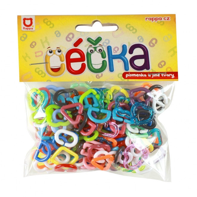 Céčka et lettres colorés - 150 pièces
