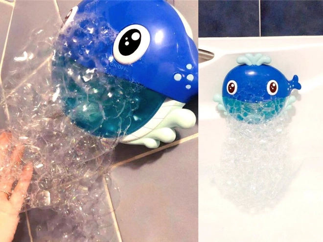 Jouet de bain Baleine bulle fait de la mousse + mélodies ZA3280