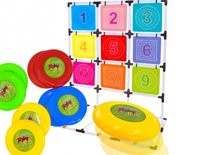 Jeu de précision de lancer de disques