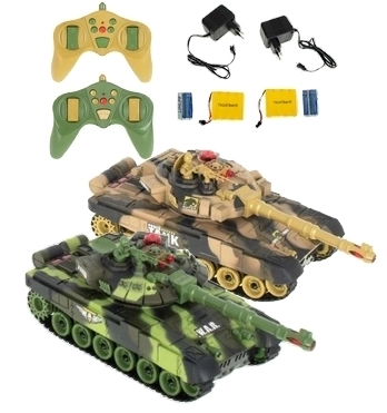 Ensemble de chars RC T90 télécommandés