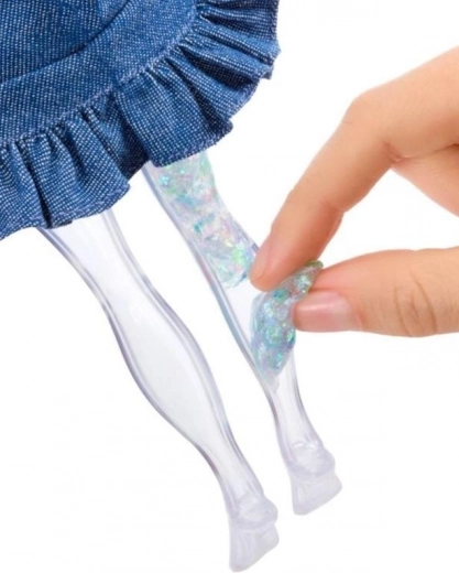Jambes transparentes magiques à remplir