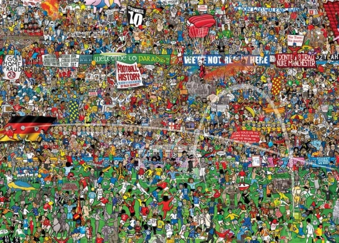 Puzzle Histoire du Football 3000 pièces