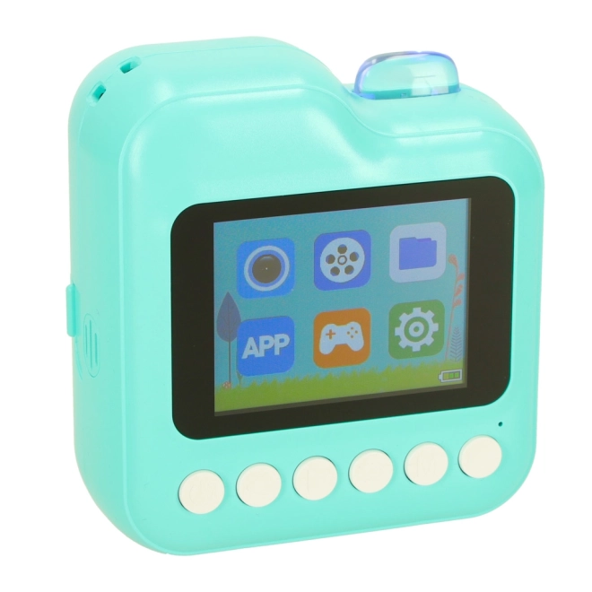 Appareil photo instantané pour enfants avec impression thermique 24MP et 1GB de mémoire – vert