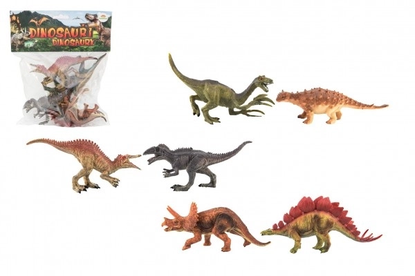 Ensemble de dinosaures en plastique de 6 pièces