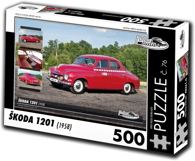 Puzzle RETRO-AUTA Škoda 1201 (1958), 500 pièces