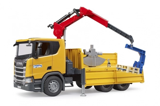 Camion Bruder Scania avec bras