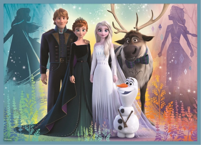 Puzzle Frozen 4v1 (12, 15, 20, 24 pièces) - Monde Merveilleux