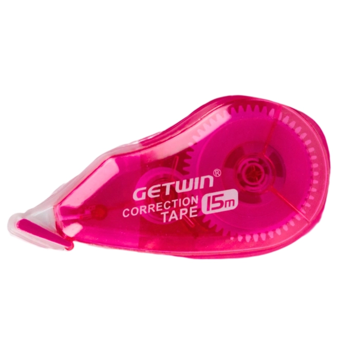 Ruban correcteur rose 15 m x 5 mm