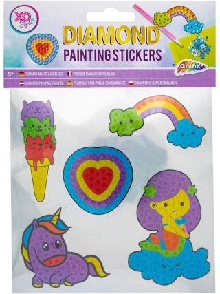 Autocollants mosaïques avec diamants Grafix – Licorne