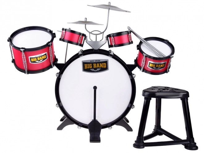 Batterie Enfant Big Band avec Tambour et Cymbales