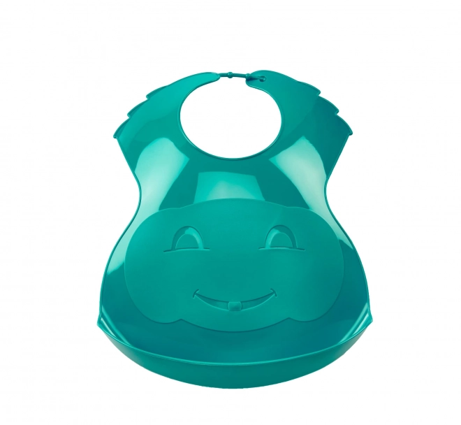 Bavoir en plastique, Deep Peacock