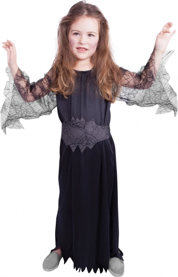 Déguisement d’enfant sorcière noire