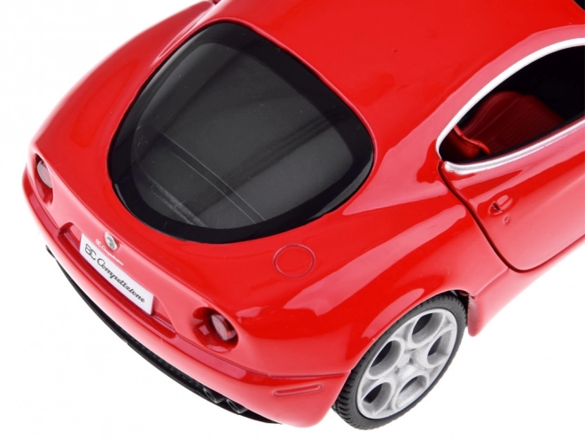 Modèle de voiture en métal Alfa Romeo 8C Competizione échelle 1:32