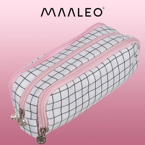 Trousse à trois compartiments - à carreaux Maaleo24514