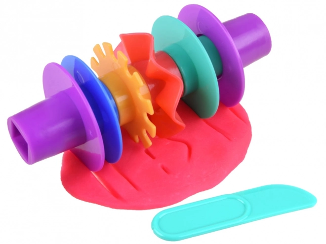 Pâte à modeler avec moules pour chiffres et formes