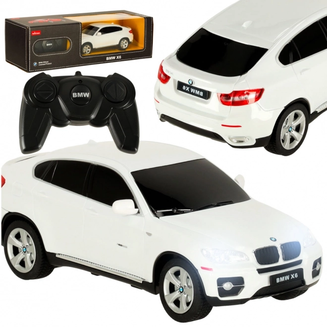 Voiture téléguidée BMW X6 1:24 blanche