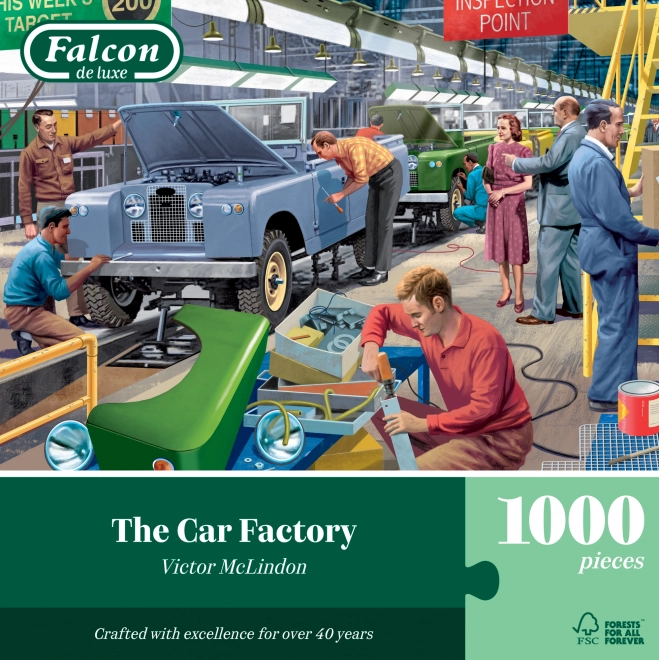 Puzzle Usine Automobile 1000 pièces