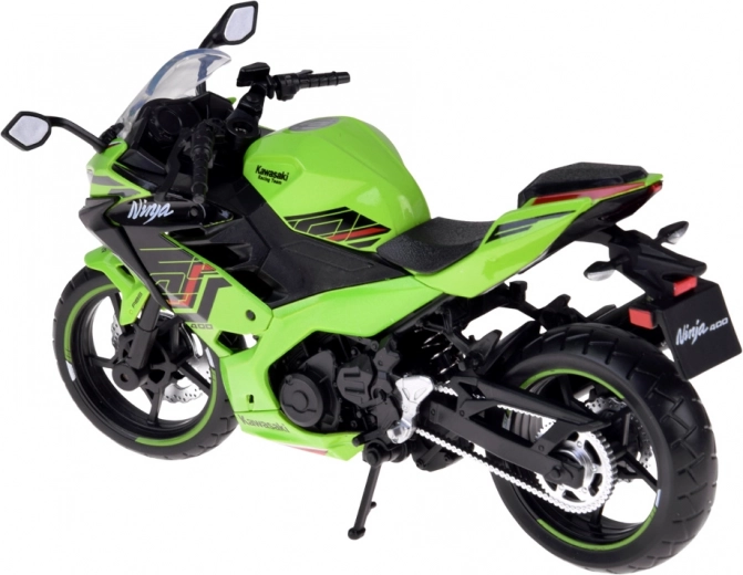 Béquille latérale rabattable pour une exposition stable