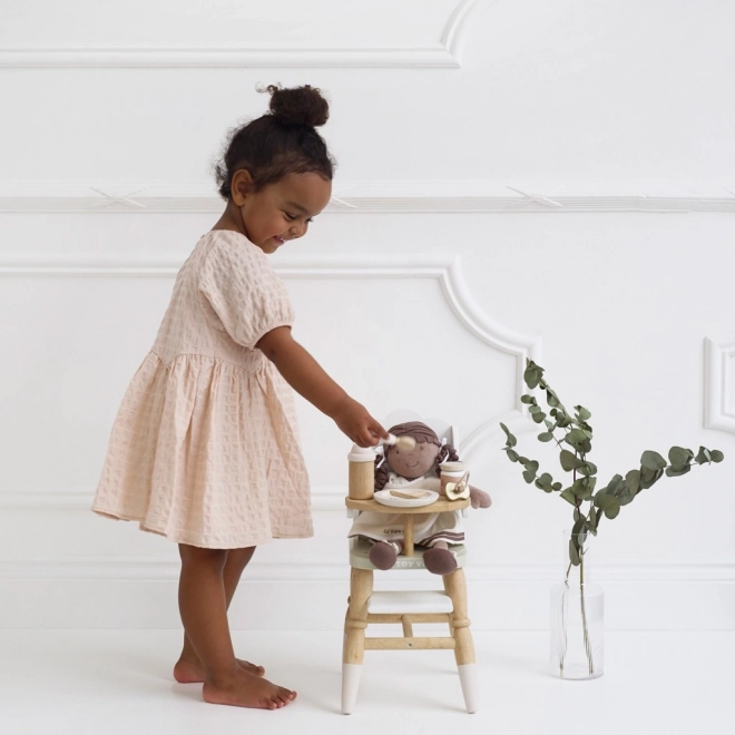 Chaise haute en bois pour poupées Le Toy Van