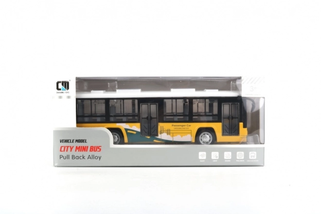 Autobus jaune avec effets