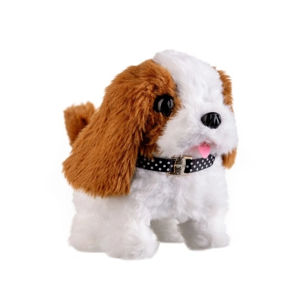 Chien Max 15x12cm à piles avec son et mouvement dans une boîte 13x19x18cm