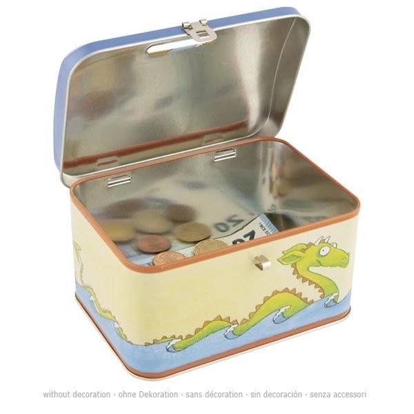 Boîte à monnaie avec clé pirate