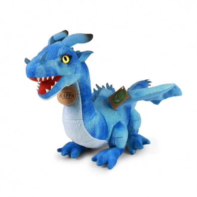 Rappa Dragon en peluche 40 cm bleu ÉCOLOGIQUE
