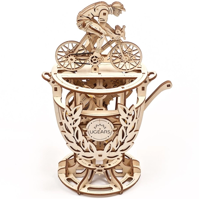 Ugears 3D puzzle mécanique en bois Cycliste Autopropulsé