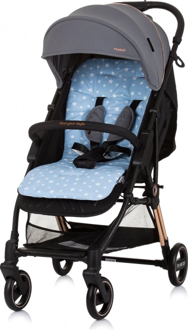 CHIPOLINO Coussin doux pour poussette Étoiles roses
