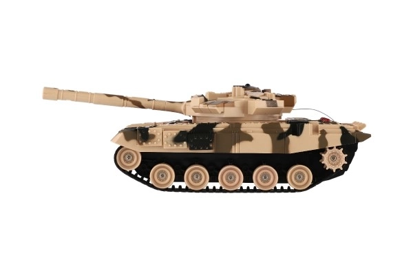 Tank télécommandé avec pack rechargeable et effets sonores