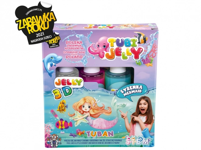 Ensemble Tubi Jelly 3 couleurs - Sirène