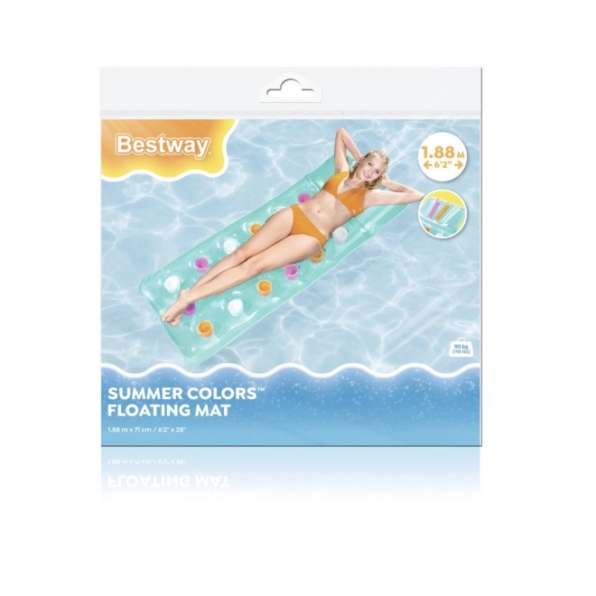 Matelas gonflable avec oreiller Joie d'été Bestway – Orange