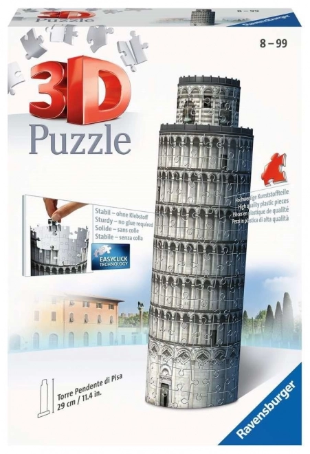 Ravensburger 3D puzzle Tour penchée de Pise 216 pièces